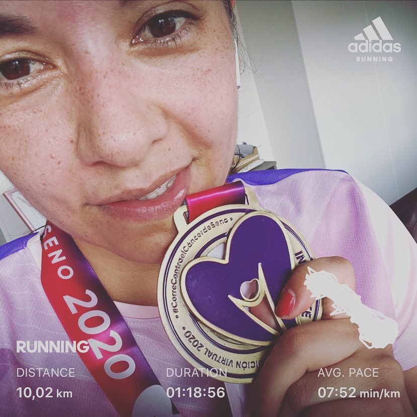 Lento, pero se logró.

💜💜💜

<a href="/CarreraMujerCol/">Carrera de la Mujer</a>