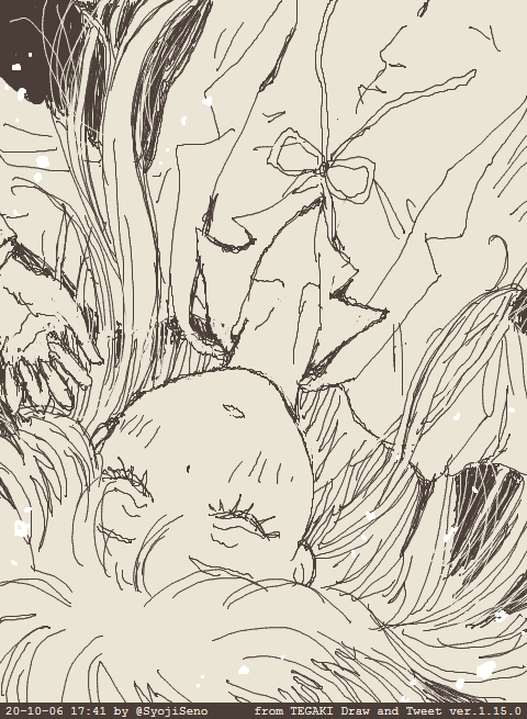 #今月描いた絵を晒そう
僅かずつ回復してる実感は何とかある。もっと持ち味を生かした描画が出来ればストレスも減るのだろうけど。
今月もほぼ全部TEGAKIだったなぁ ('◇')ゞ
・「どうして・・・こんなかなぁ」
・『Sleeping girl』
・『まどろみのなかの』
・「お手並み拝見っ!」だ。
#tegaki_dt