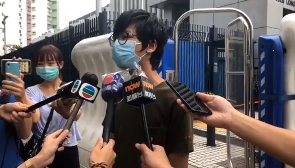 daily_recordhk's tweet photo. Tony Chung, former convener of Student Localism, went missing this morning by 8. Witness said that they saw Tony arrested at a cafe outside the American Consulate this morning by 4 unknown men. He has been arrested for inciting secession in July and was granted bail of $5000, https://t.co/xJ8NYdzTLS