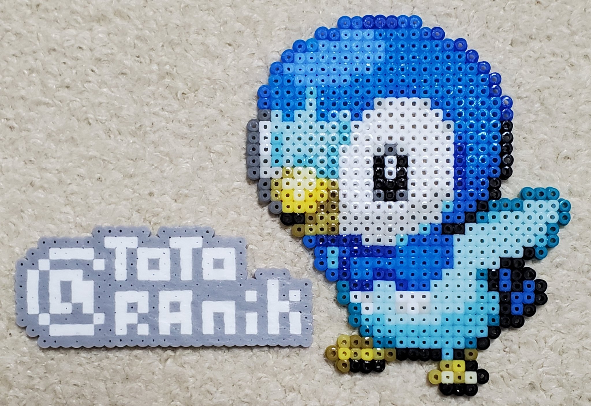ととらに ポケモン図鑑 No 393 ポッチャマ あるくのは にがてで こけたりするが ポッチャマの プライドは たかく きにせず どうどうと むねを はる みんな大好きポッチャマです アイロンビーズ ミニフューズビーズ ポケモン T ととらに ポケモン図鑑 No 393 ポッチャマ あるくのは にがてで こけたりするが ポッチャマの プライドは たかく きにせず どうどうと むねを はる みんな大好きポッチャマです アイロンビーズ ミニフューズビーズ ポケモン T