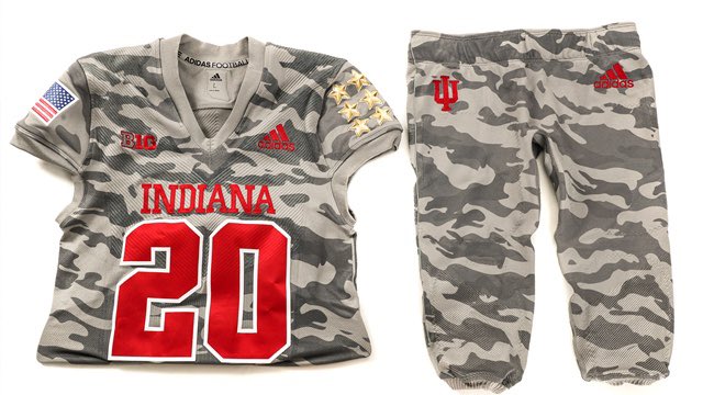In honor of Indiana’s interesting choices for their Salute to Service unis...Here’s my favorite B1G unis (one per team){a thread}