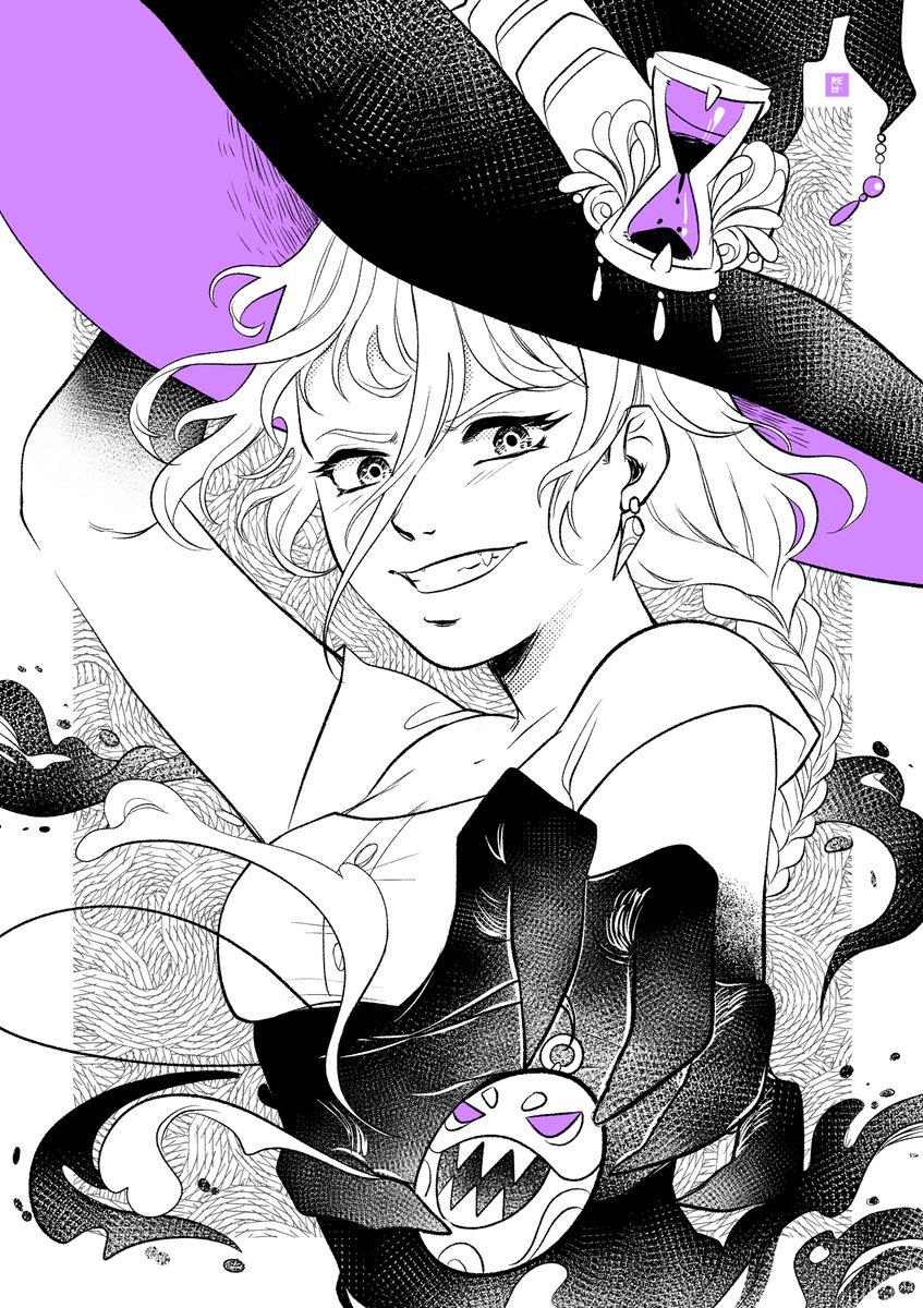 rem_lilim's tweet photo. #witchtober2020  #inktober2020  #inking  #digitalart   #witchtober  #day26  #witchtober #sapintober #ilustration 
Day 26: sand and voodoo https://t.co/UVv3p38hmw