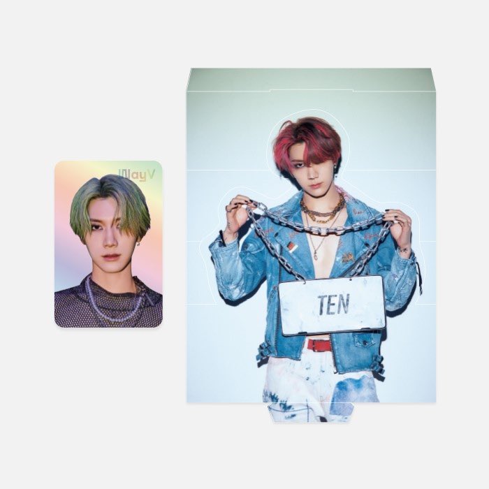 ten’s holograms photocard set on SMTown and store sold out immediately