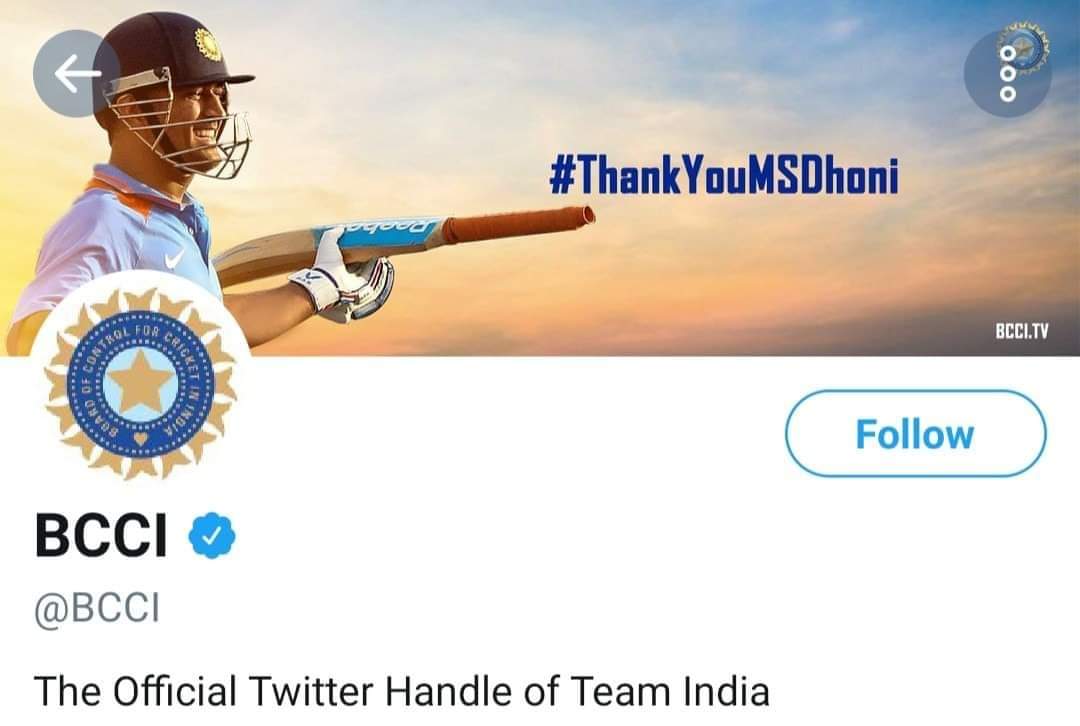 #ThankYouMSDhoni ❤