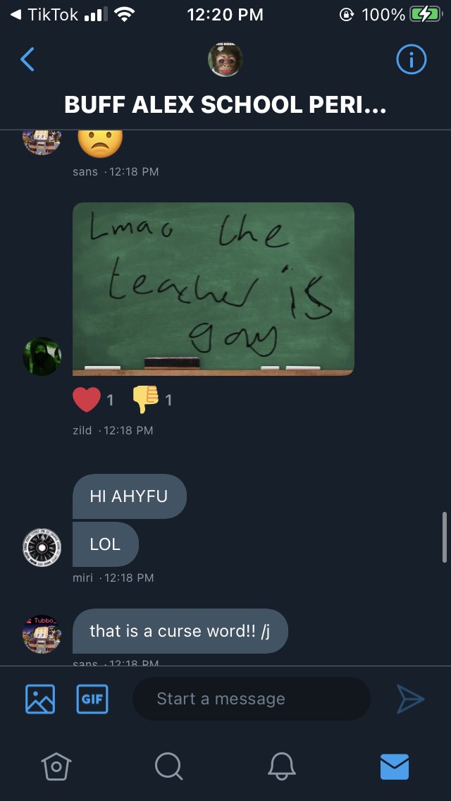 the buffies at school, a thread?