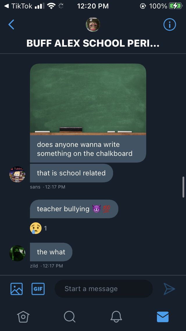 the buffies at school, a thread?