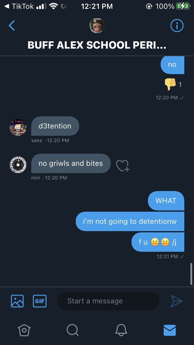 the buffies at school, a thread?