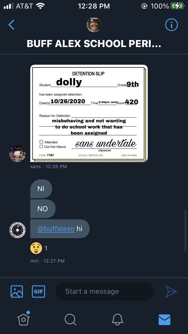 the buffies at school, a thread?