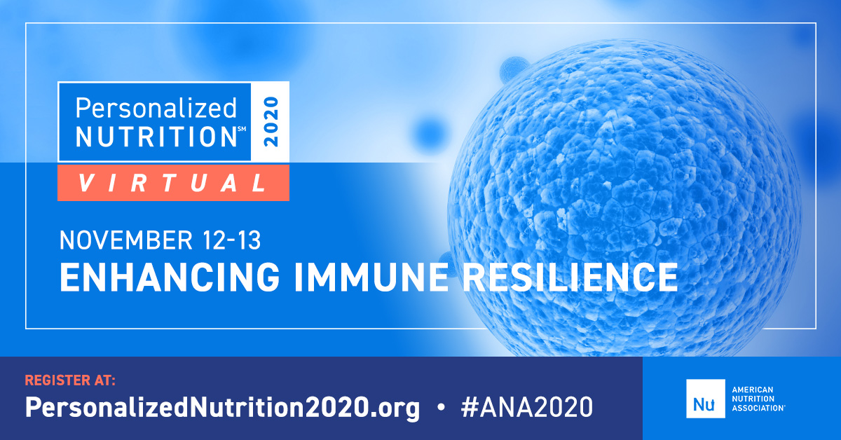 Have you registered for the Personalized Nutrition 2020 Summit yet? You won't want to miss this year’s annual gathering of the #personalizednutrition community.

Learn more &amp; register: cvent.me/OKgwLB
#ANA2020