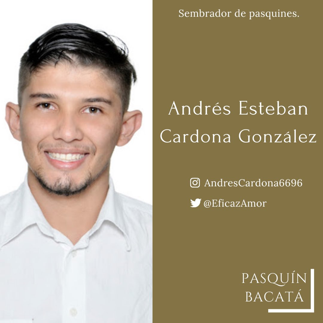Pasquin_Bacata's tweet photo. Les presentamos a nuestros Sembradores de Pasquines cuyos perfiles los podrás ver en: https://t.co/QtBTnG8yGa https://t.co/dz3izE73RV