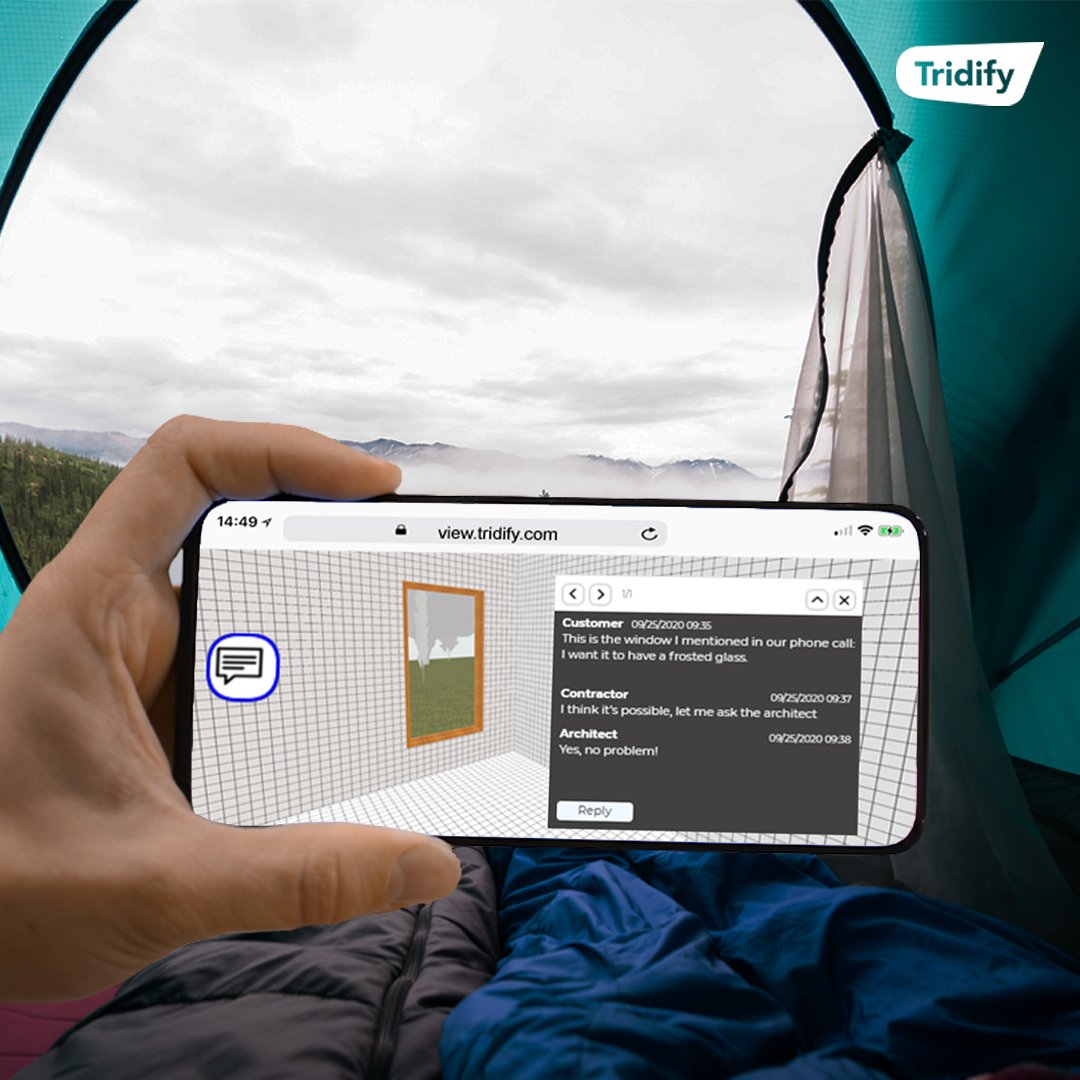 Meetings are often travelled to at great expense, both in time & environmental impact. With Tridify, all you need is an internet connection, a device, and you can work from anywhere! Learn more about our new Commenting Tool 👉 https://t.co/3wIEx9Fukc #WorkFromAnywhere #BIM https://t.co/giISMYbTI0