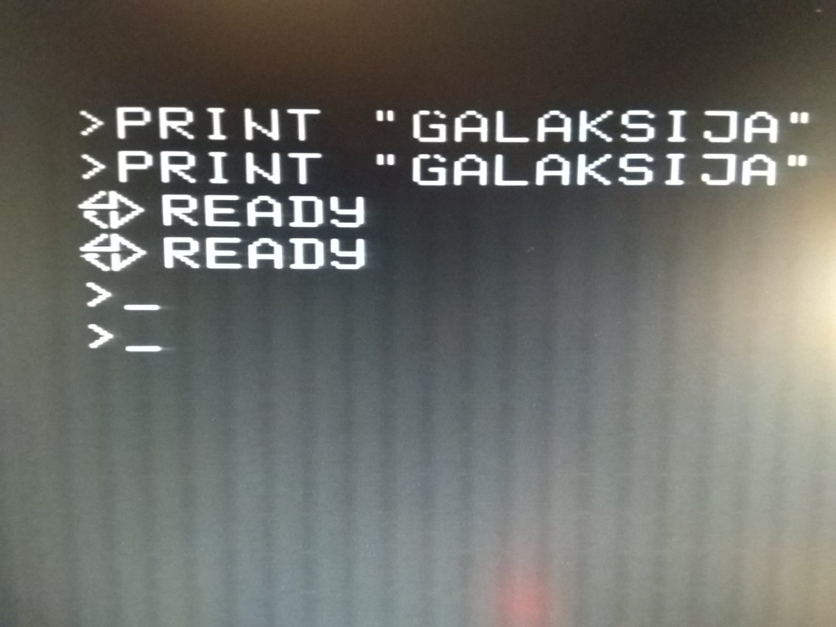 I just got absolutely clear text. Experimenting with flicker, I added a 1 ohm resistor between the board and power supply, dropping it from 5.1V to 4.63V. It didn't resolve my flicker, but the letters are crystal clear. I'm not sure if this messes with something else tho.