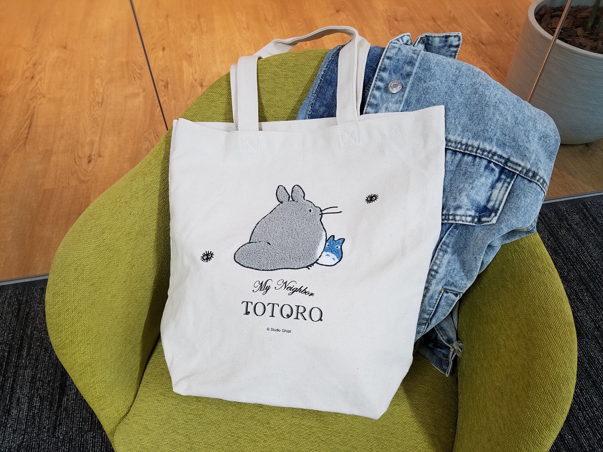 ジブリ 大博覧会 オリジナル となりのトトロ 相良刺繍トートバッグ ジブリ 大博覧会 オリジナル となりのトトロ 相良刺繍トート
