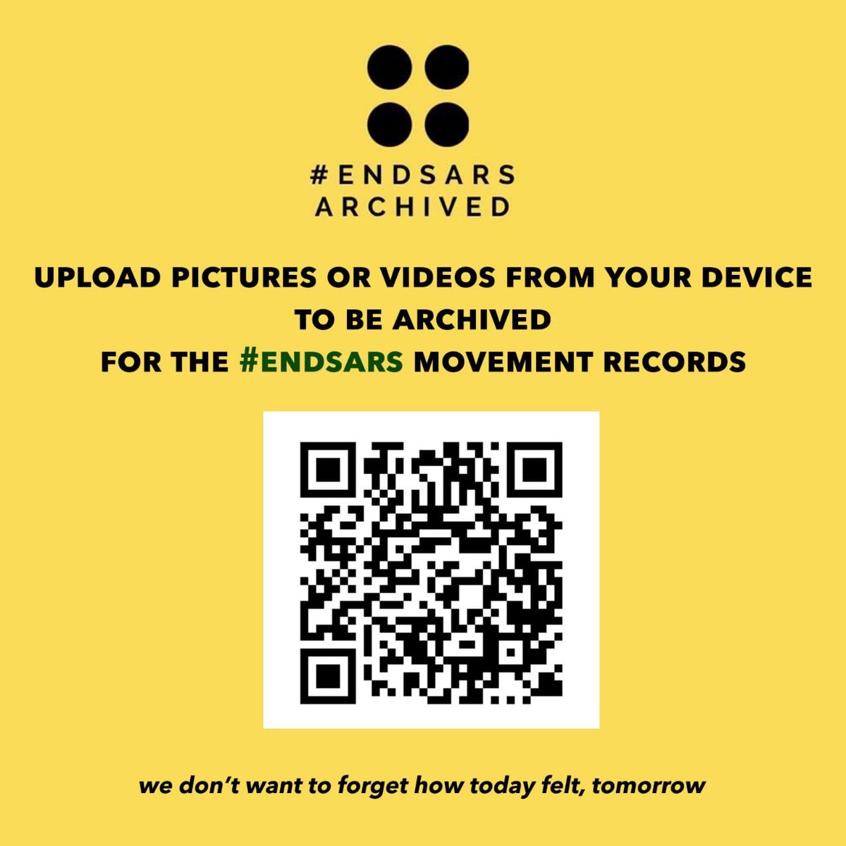 #EndSARS - The Public Archives tweet media