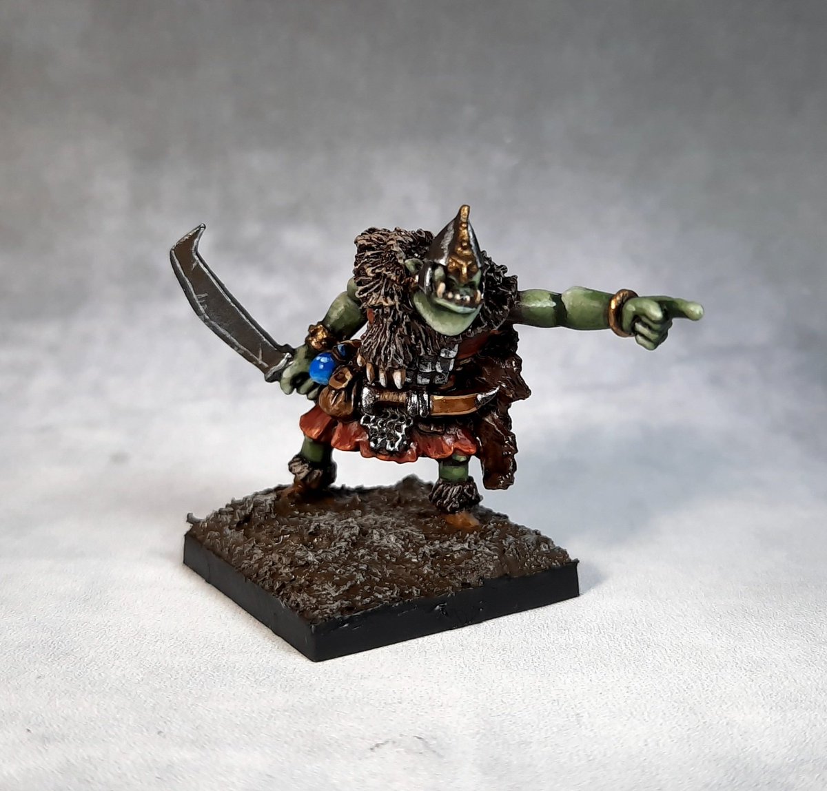 pan_hammer's tweet photo. Goblin for #Oathmark #northstarminiatures #wargaming https://t.co/UsVRXfHFkQ
