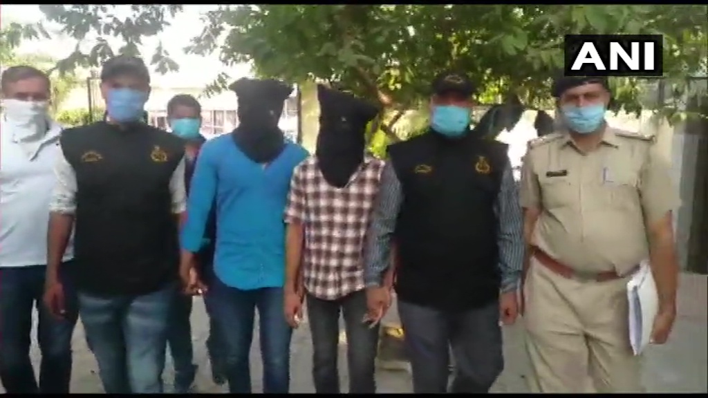 ANI's tweet photo. Haryana: Police have arrested the main accused and his accomplice in #Ballabhgarh incident https://t.co/8Dv4f36Da6