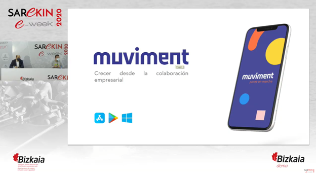 BizkaiaEmprende's tweet photo. .@jorgevic77 y @SernaTri nos explican su experiencia de colaboración para #Muviment. Optaron por una UTE con un potente acuerdo detrás donde ser marcan claramente las reglas del juego.
No estamos educados para cooperar, hay que ser generosos.
#sarekinweek2020 #demabizkaia
. https://t.co/vvBP8YFMMi
