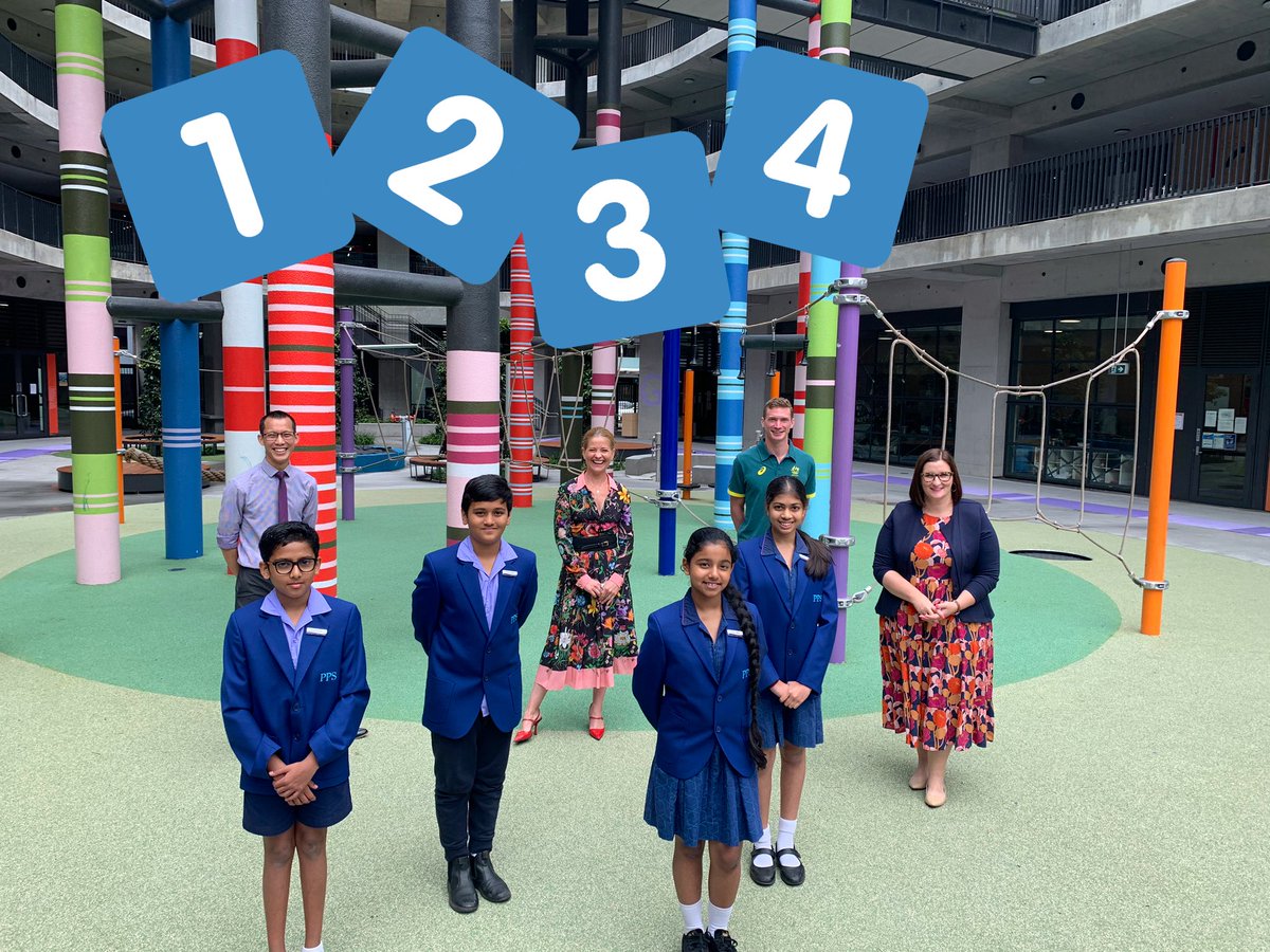 I joined <a href="/KellieHush/">Kellie Hush</a> <a href="/SteveSolomon_/">Steven Solomon</a> <a href="/misterwootube/">Eddie Woo</a> to launch our new #MathsTrainsBrains campaign and our Everyday Maths hub. An exciting campaign and resources designed for parents and carers to help them be involved in their child’s maths education. education.nsw.gov.au/campaigns/math…