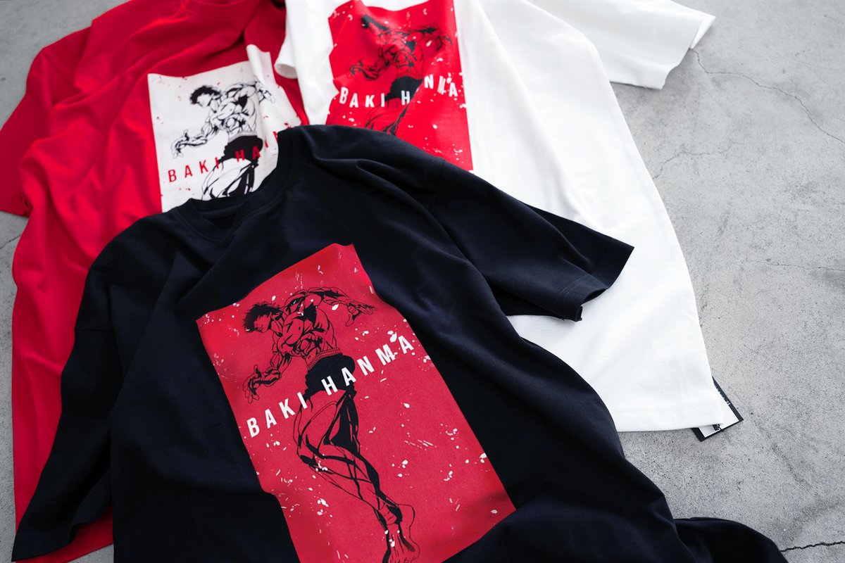 アニメ #バキ と #XENO のコラボTシャツが10/31より 発売決定ッッ 洗練