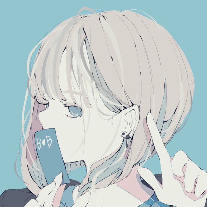 前下がりボブの女の子 イラスト紹介 ノーコピーライトガール