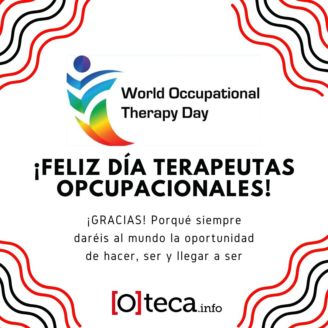 OTeca_info's tweet photo. ¡FELIZ DÍA CONPAÑER@S!

Seguiremos luchando para conseguir que nuestra profesión y los que la formáis estemos donde merecemos estar 💪
#terapiaocupacional #worldoccupationaltherapyday https://t.co/2mkmT1Ujse