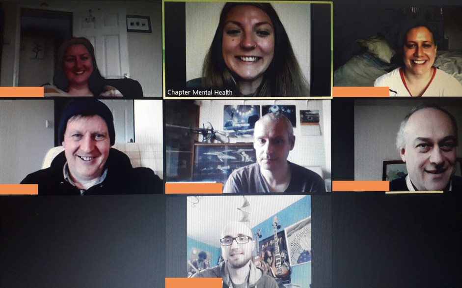 ChapterMH's tweet image. Fancy a friendly 🧡☕ virtual coffee with us?

Come join us this Thursday at 11:30am, all of Chapter's active service users are welcome.

Email us to join 👇

info@chaptermentalhealth.org

#inittogether #chapterchats