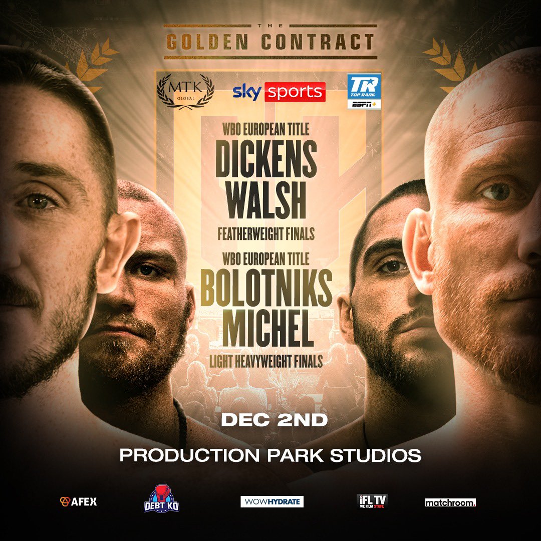 announcerphil's tweet image. Delighted to be able to announce that I’ll be on the mic for @MTKGlobal for the #GoldenContract finals on @SkySportsBoxing and @espn+ in association with @trboxing, on 2nd December. These shows are incredible and this one will be very special with some huge contests! #boxing