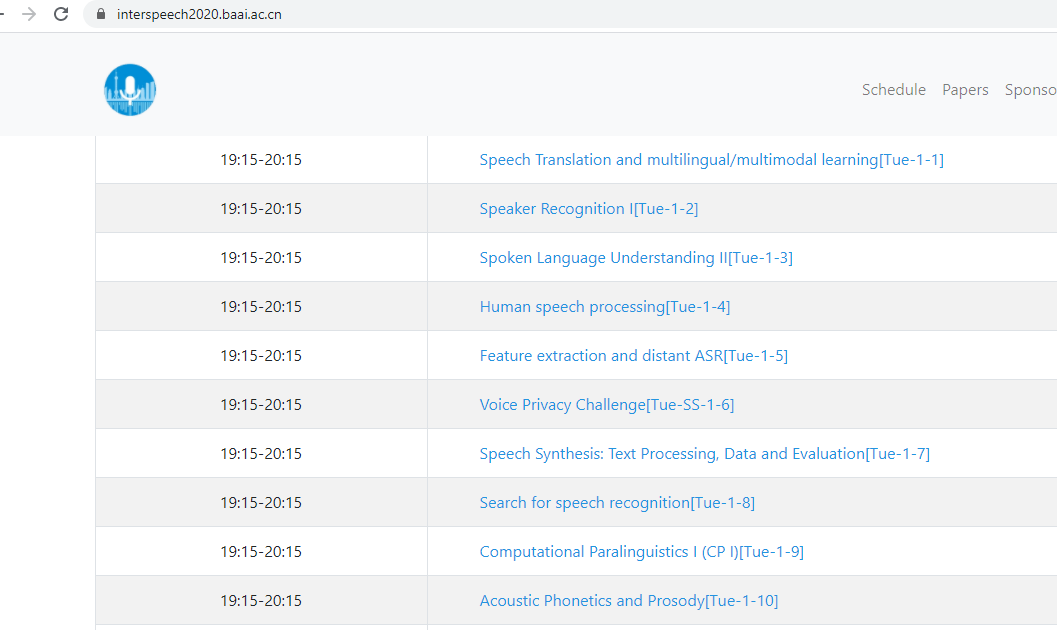 INTERSPEECH 2020 tweet media