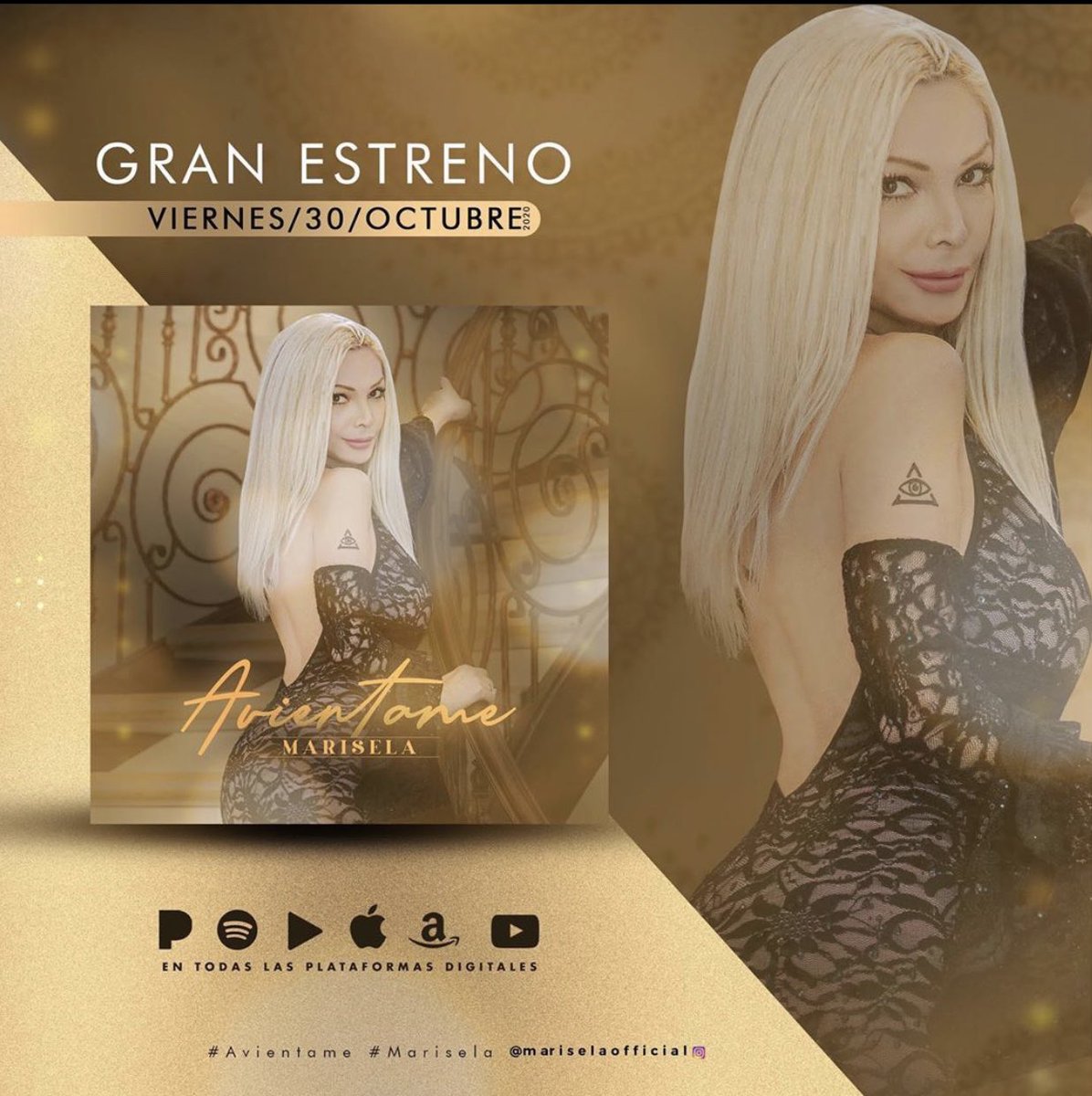 Música nueva para todo mi público bello, en lo que nos volvemos a encontrar #newmusic #tudamadehierro #avientame