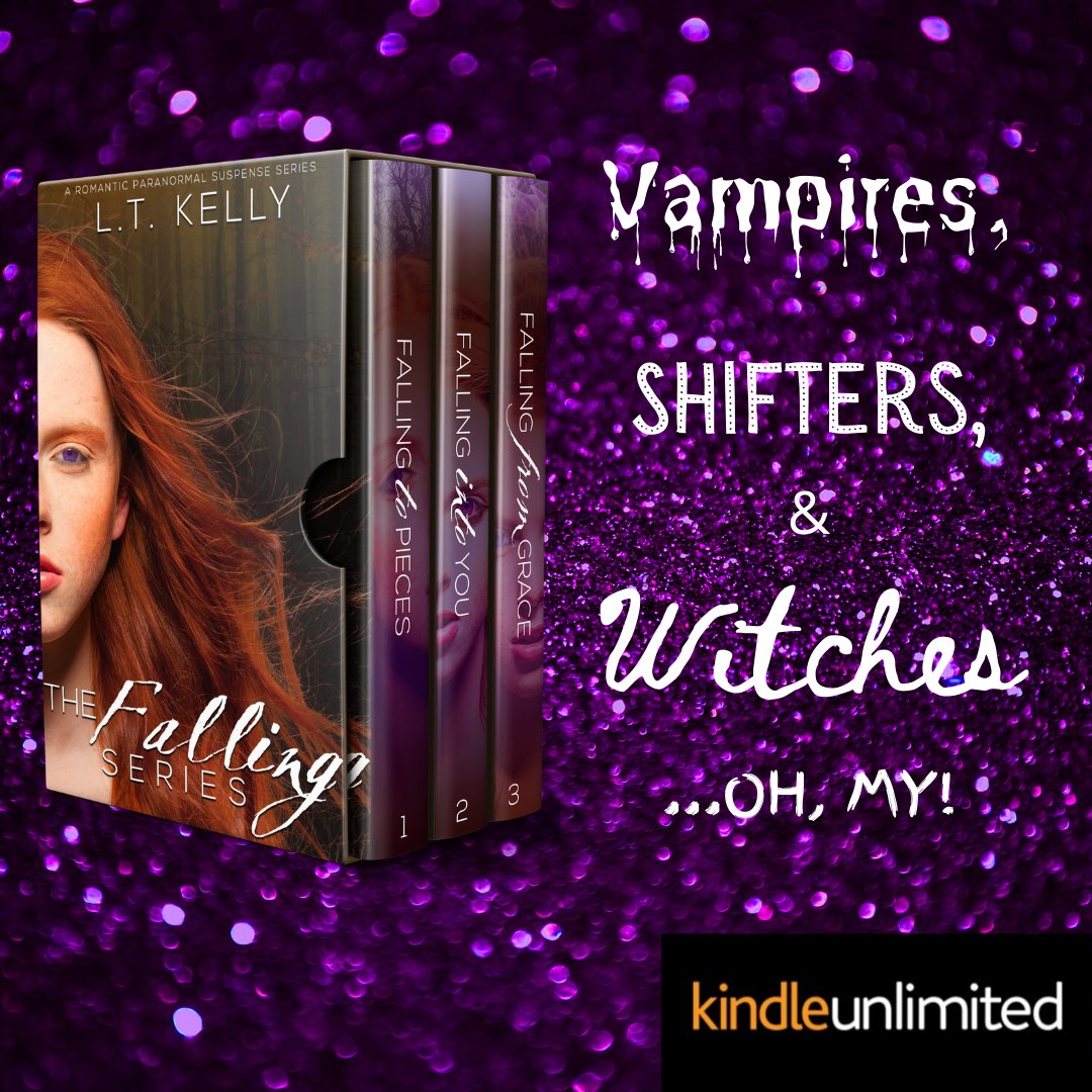 Luckily, I'm always over this by Halloween! This is great news for me, being a paranormal romance author who adores the vampires, witches and werewolves, especially the ones contained within the pages of The Falling Series.