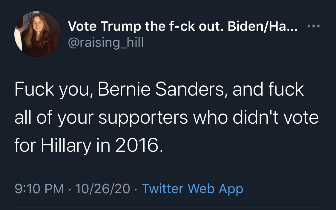 briebriejoy's tweet image. “Fuck you,” but like, vote, ok? 

I humbly suggest a different approach to outreach.