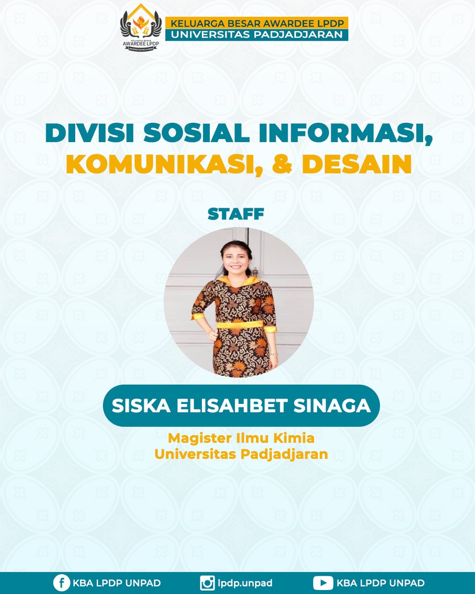 lpdp_unpad's tweet photo. Semoga lancar-lancar program kerjanya untuk menyediakan informasi yang bermanfaat ya akang teteh 🙏⁣ https://t.co/SFTqYkPnoS