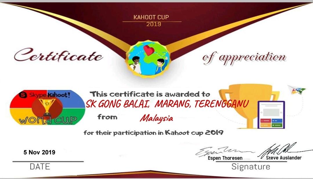 kamariah_awg's tweet image. throwback last year punya certificate #kahootcup #skypeclassroom #microsoftgloballearningconnection @GetKahoot @SkypeClassroom @PendidikDigital #kahoot @sauslander  #kahootworldcup 🇲🇾😍🎈🎉