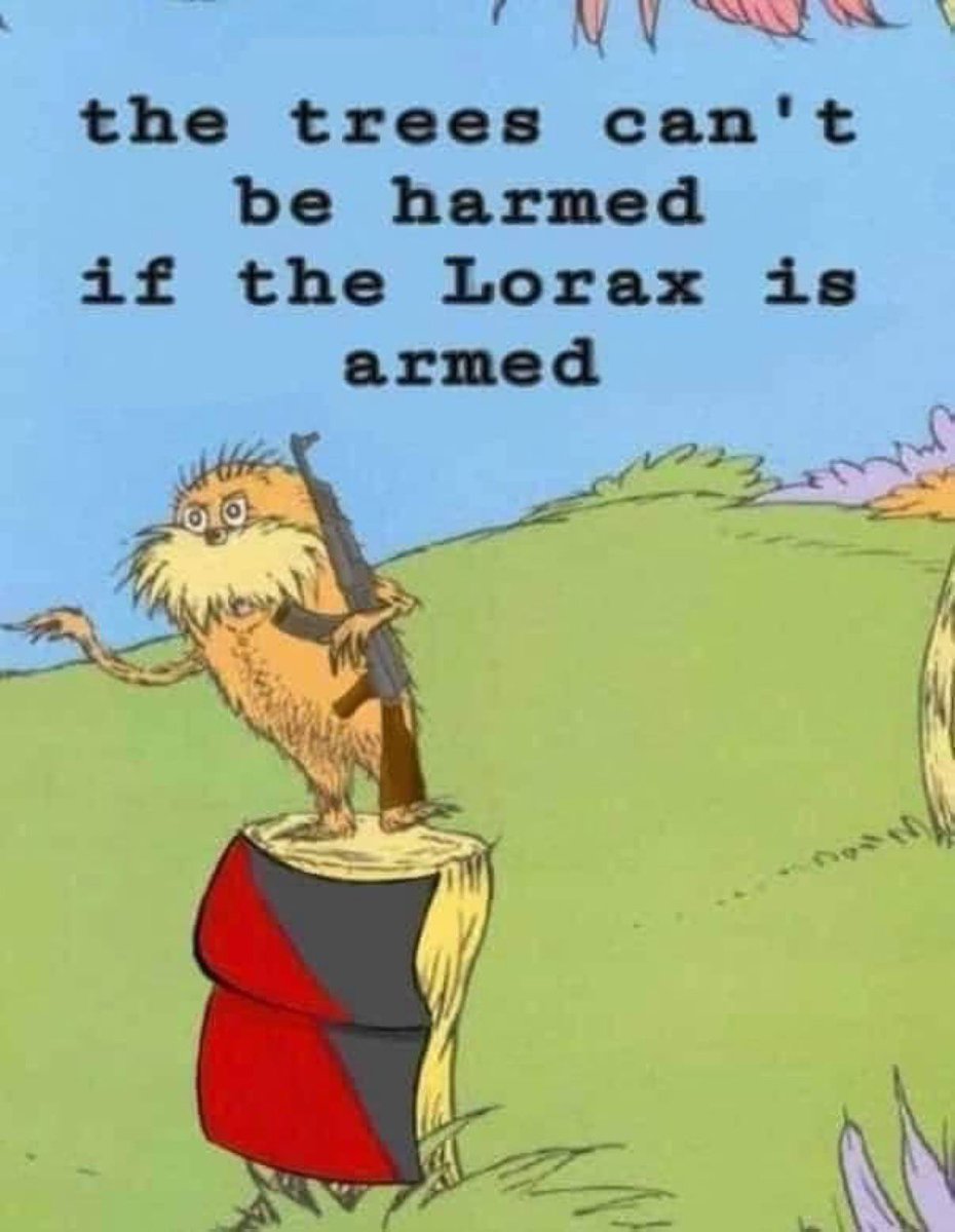 Marsh_Ink's tweet photo. @Comrade_Waluigi @prageru Based Lorax https://t.co/BO0dy25ck2