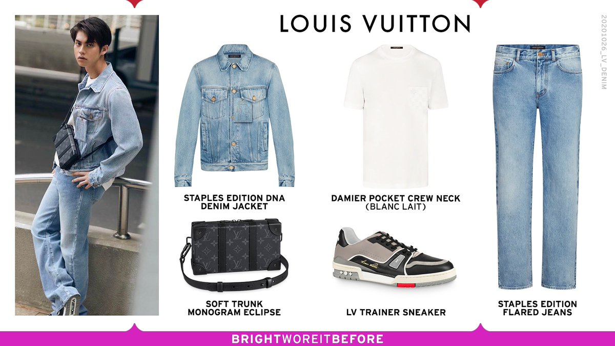 LOUIS VUITTON STAPLES EDITION DNA DENIM JACKET