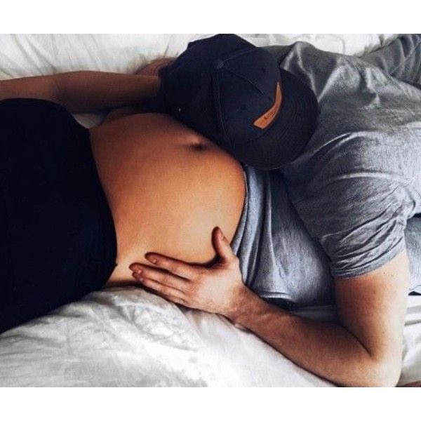 He’s been like this since we found out I was pregnant, but he’s gotten more clingy since we found out it was a girl. God we’re the luckiest gals to have a man like Chase in our life. We love you so much, baby. ❤️❤️