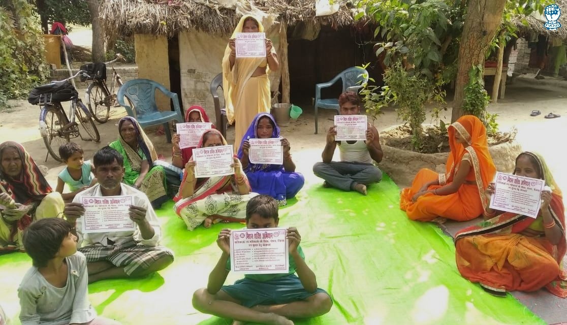PANI_India's tweet photo. #MissionShakti awareness camp orienting masses over concept and government provisions to prevent girls/women from abuse and #DomesticViolence was recently held in #ambedkarnagar within our 'Child Centred Community Development Program' (CCCDP) in association with @Plan_India . https://t.co/8ryagoeO67