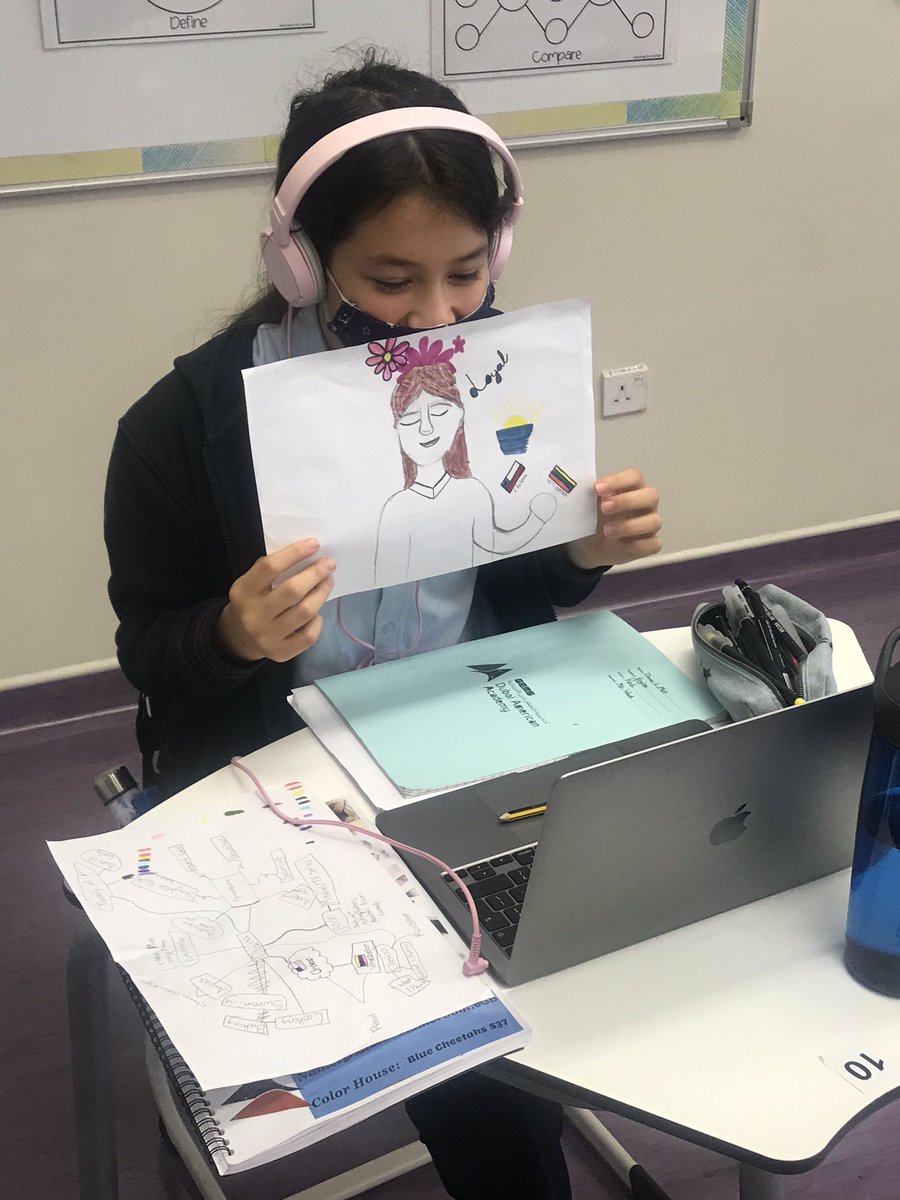 Intertwining #teachingtolerance standards into Grade 6 English. Awesome to see students create images based on how they view their identities and share elements linked to their culture <a href="/DaaMiddle/">DAA Middle School</a>  #StudentVoice