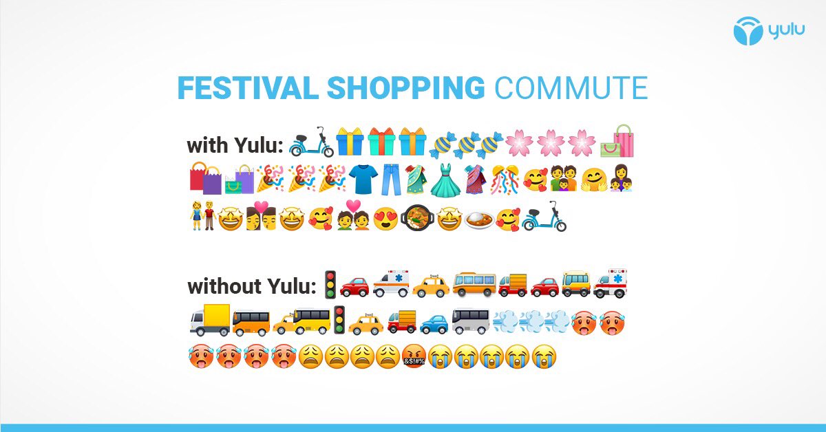 YuluBike's tweet photo. It's the festive season, not the stress-tive season. Just Yulu it, man.
#Yulu #YuluRide #festiveseason #festivevibes #JustYuluIt #Yuludays #YuluIt #YuluAllDay #festivities #festiveshopping #commute #ecofriendly #gogreen #sustainability #mircomobility #environment #lastmilecommute https://t.co/T9jUHDZPpw