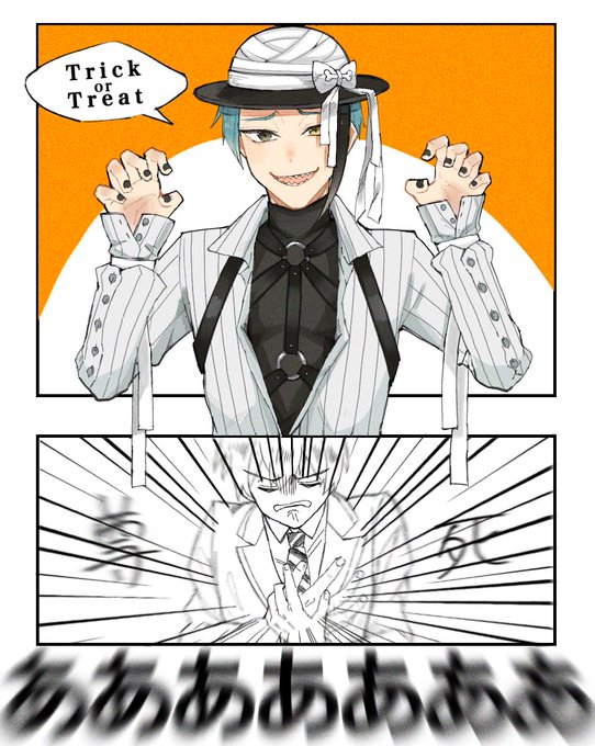 #ツイステファンアート
ハロウィンやばいっすよね 