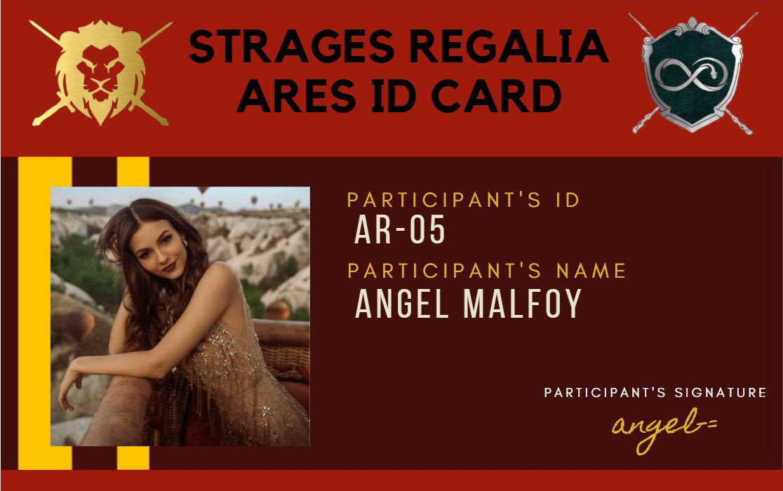 Only_Angel5's tweet photo. This is my Ares ID Card for Strages Regalia. Where's yours 🧐?
Creds to @vxxynne 
#ARESJAYA
#ARESWINS
#ARESPRIDE https://t.co/oMEmTq4emd