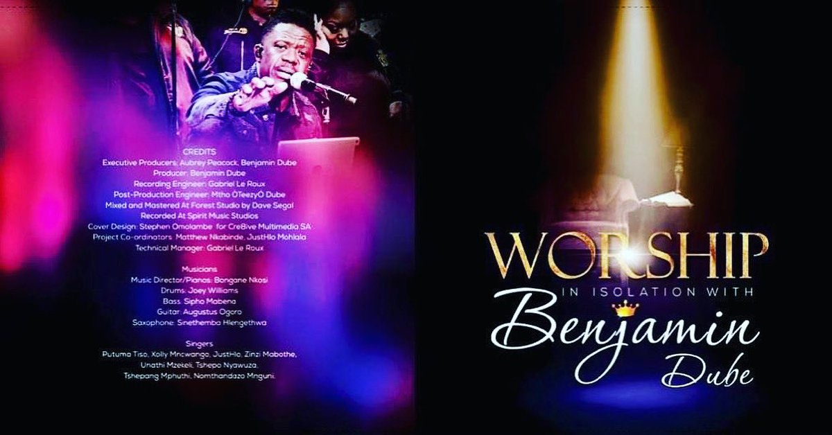 bonqobimusic's tweet photo. What a great honor to be part of this great project, thank you Bishop @benjamindube for trusting me with your music ๐ถ ๐๐ป๐๐ป๐๐ป๐ฅ๐ฅ๐ฅ Donโt miss this power pack album. Worship In Isolation...
#BishopBenjaminDube #WorshipInIsolation #DubeConnection #AvumileAmazulu #HeKeepsOnDoing https://t.co/dVOBfk6n42