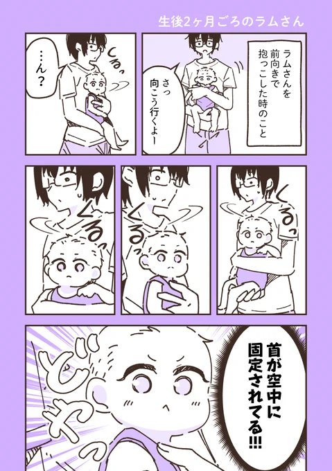 生後2ヶ月ごろのウチの娘・ラムさん(仮称)
ワンピースに出てくるサウスバードみたいな感じ 