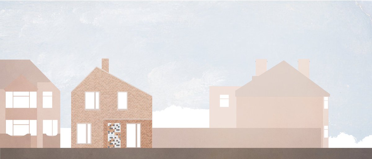 JamesGrayley's tweet photo. Work in Progress | Developing proposals for a small infill house on a corner site in South London. https://t.co/zIMCafweOd