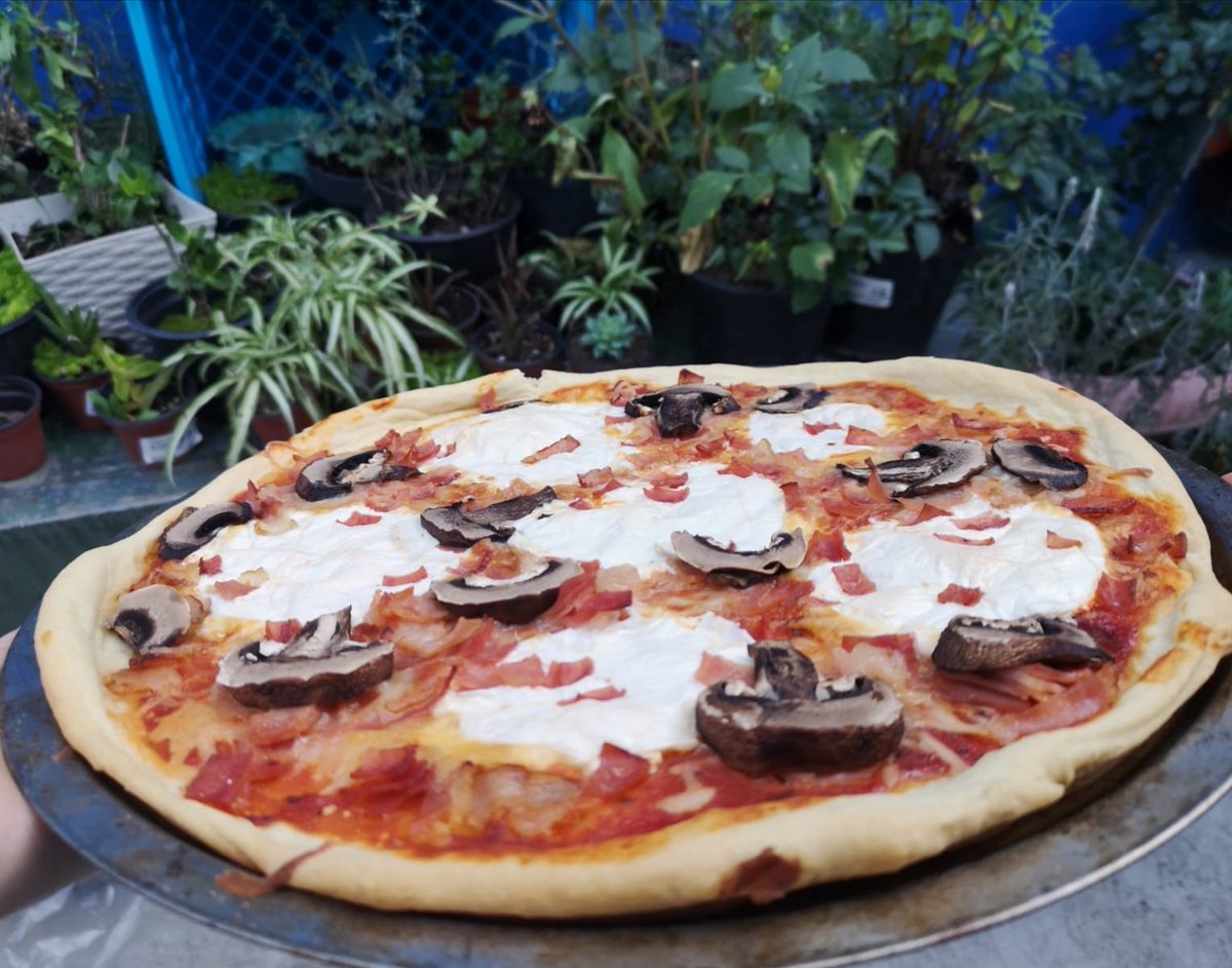 FourlongW's tweet photo. ¿Sabías que?
La pizza se preparó por primera vez en 1739 en un lugar llamado Antica Pizzería, en Nápoles.🇮🇹
Hoy nos tocó elaborar Pizza y Risotto alla milanese.🍕🍚
Gracias Chef @Mar83156907 ❤️ https://t.co/WLDY9PPiiP