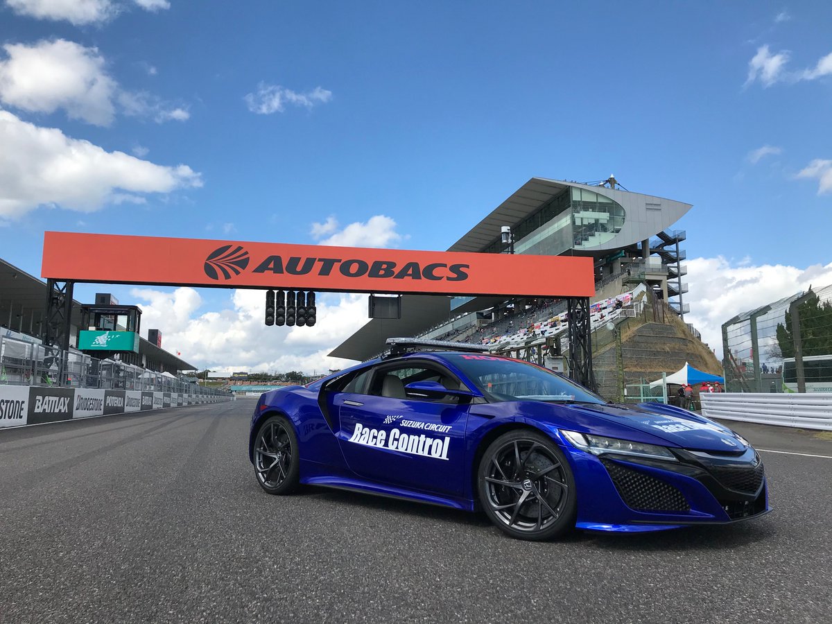 ロッソ フェラーリ F642 ホンダNSX　鈴鹿サーキット　マーシャルカー ロッソ フェラーリ F642 ホンダNSX 鈴鹿サーキット マーシャル