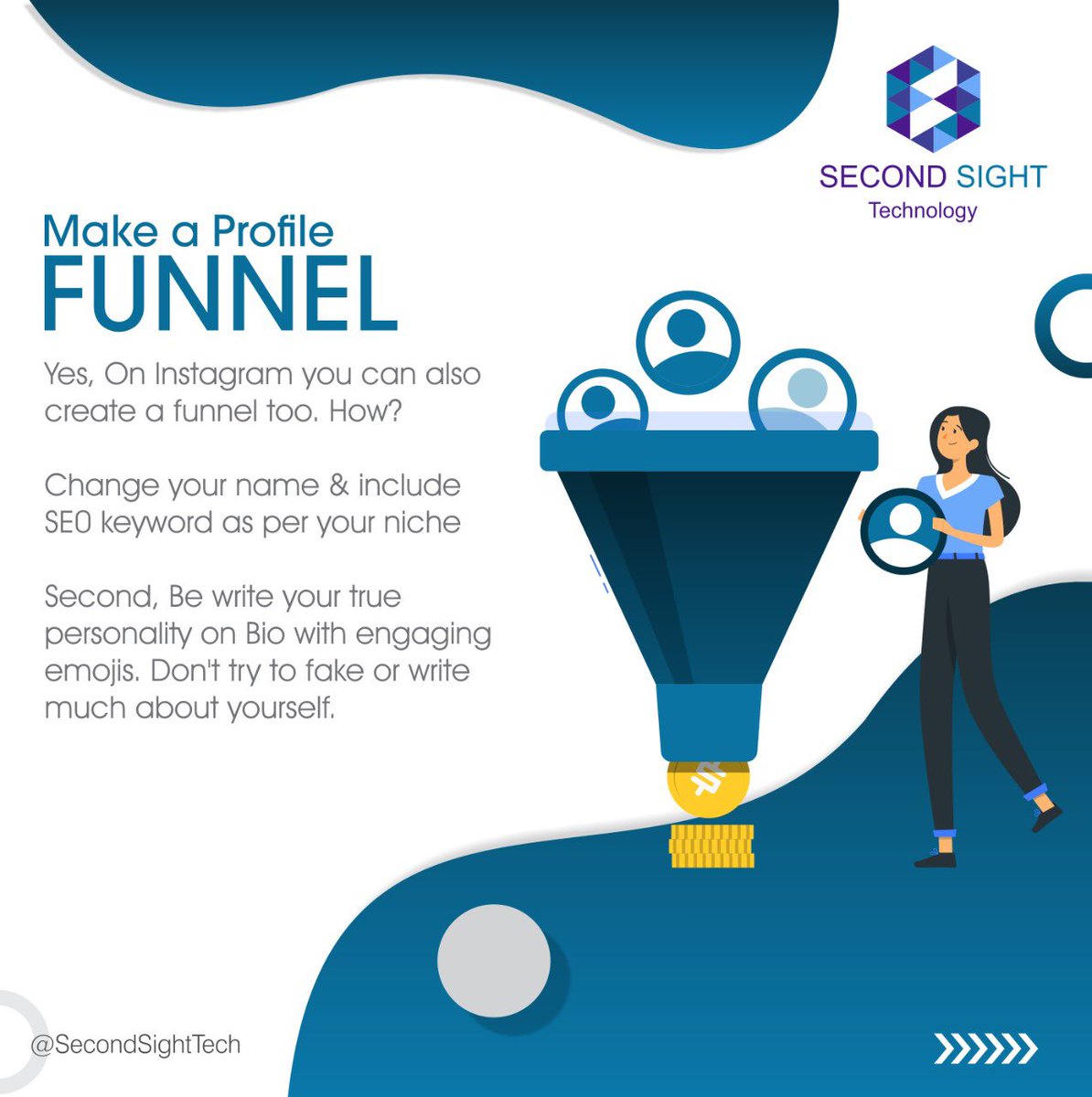 SecondSightTech's tweet photo. 𝗛𝗼𝘄 𝘁𝗼 𝗚𝗿𝗼𝘄 𝗢𝗿𝗴𝗮𝗻𝗶𝗰𝗮𝗹𝗹𝘆 𝗼𝗻 𝗜𝗻𝘀𝘁𝗮𝗴𝗿����𝗺 𝗶𝗻 𝟮𝟬𝟮𝟬? 🚀🚀

Retweet if you find it valuable 👨‍💻

Still have any query? 🤔 Book a FREE strategy call.
 
Link is in Bio 👆

#instagram #organictraffic #tip https://t.co/6hqTiXVbTF