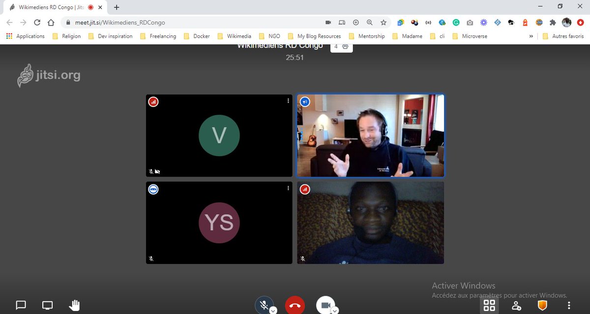 C'était génial la session de partage de #dimanche entre <a href="/WikimediaCA/">Wikimedia Canada</a> et les #wikimediens #RDC 
<a href="/MadikaYves/">Yves Sefu Madika</a> <a href="/MaryAembe/">Mary Aembe</a> <a href="/WikiFranca/">WikiFranca</a>