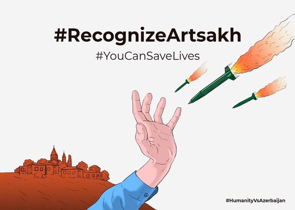 The unrestrained behavior of the #Azerbaijan-#Turkey criminal alliance is due to the lack of harsh criticism by the intl community.This criminal alliance should ASAP be "freed" from the feeling of impunity that costs hundreds of lives #StopAzerbaijaniAggression #RecognizeArtsakh https://t.co/q94omo42eD