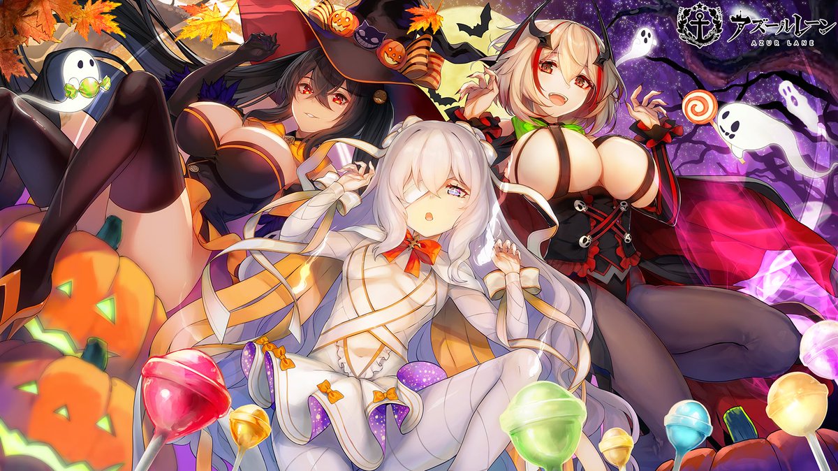 夕薙 ゆーなぎ アズールレーン にてローディングイラストを描かせていただきました ハロウィン仕様のル マラン 大鳳 ローンです アズールレーン 夕薙 ゆーなぎ アズールレーン にてローディングイラストを描かせていただきました ハロウィン仕様のル マラン 大鳳 ローンです アズールレーン